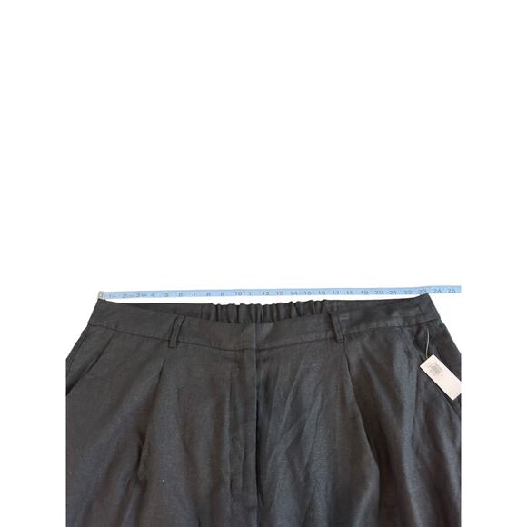 Old Navy Pants Plus Black Basic Stretch Lagenlook Relaxed Wide Leg Size 3X - Picture 10 of 13